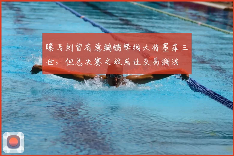 曝马刺曾有意鹈鹕锋线大将墨菲三世，但总决赛之旅或让交易搁浅
