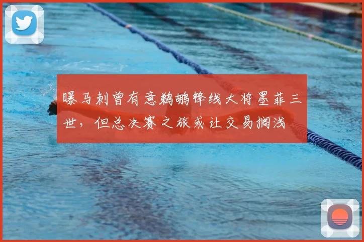 曝马刺曾有意鹈鹕锋线大将墨菲三世,但总决赛之旅或让交易搁浅
